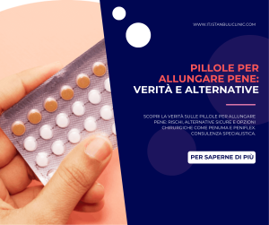 Pillole per allungare pene: verità e alternative