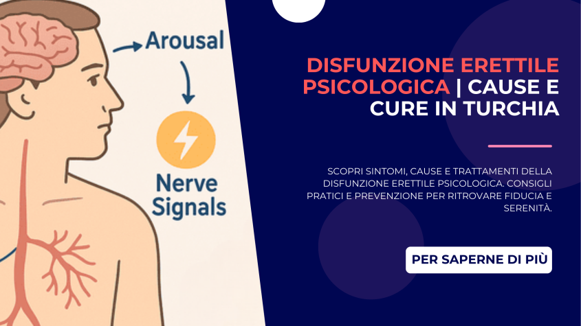 Disfunzione erettile psicologica | cause e cure in Turchia