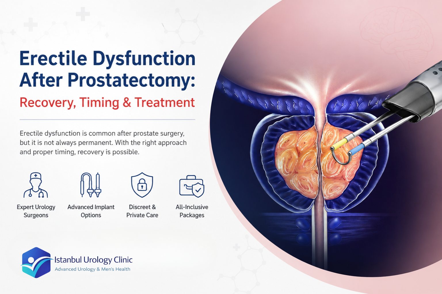 Erectile Dysfunction After Prostatectomy: Recovery, Timing & Treatment